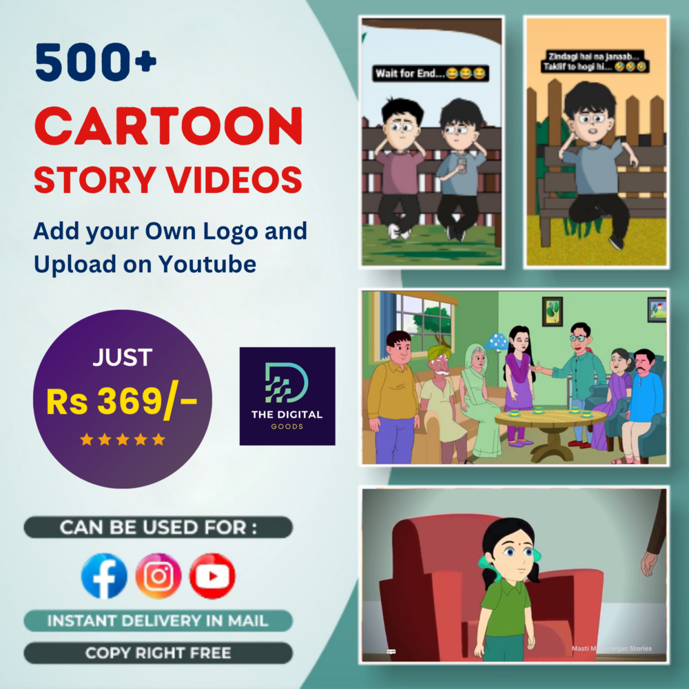 500+ Cartoon Stories Videos (Hindi)
