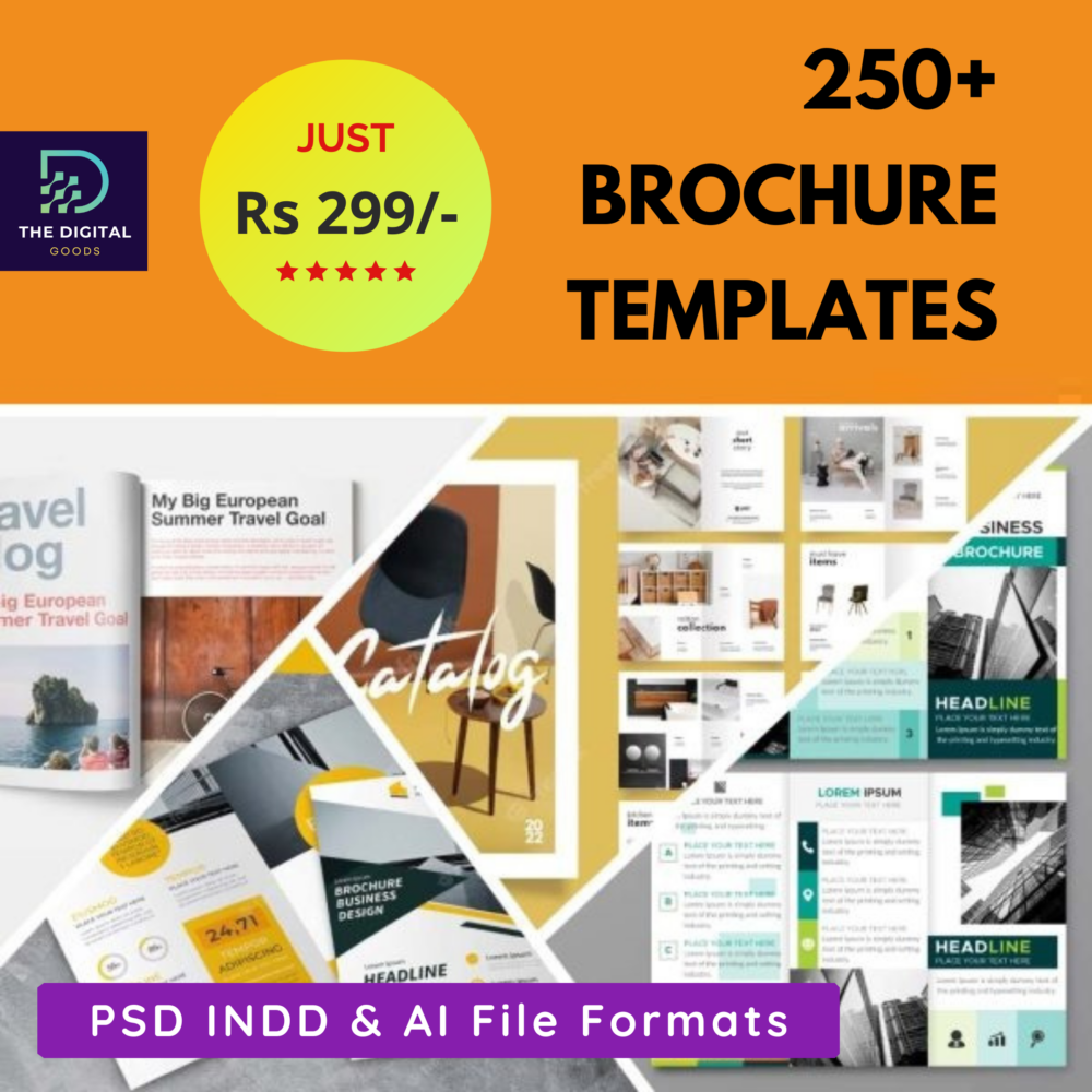 250+ Brochure Design Premium Templates
