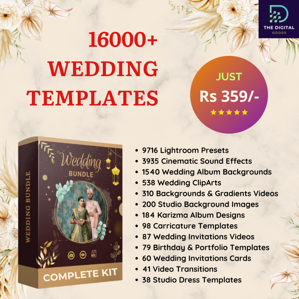 16000+ Wedding Templates Mega Kit